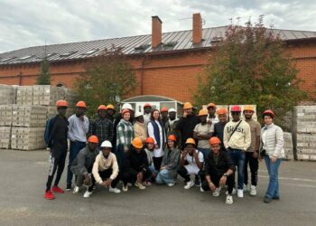 В Верхнем Услоне студенты из Африки посадили деревья на Аллее мам