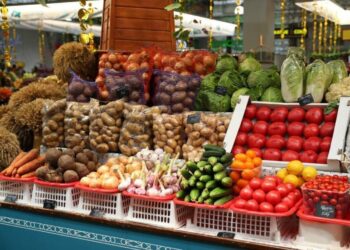 ларек с овощами