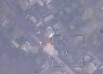 ВС РФ уничтожили танк ВСУ в Сумской области с помощью боеприпаса «Ланцет»