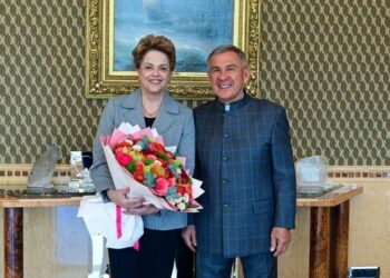 Раис РТ провел встречу с Дилмой Роуссефф