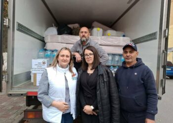 Из Менделеевска доставили гумпомощь мирному населению и войсковой части в Курск