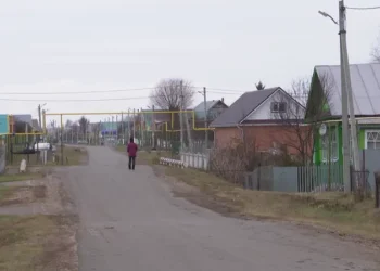 дорога в поселке