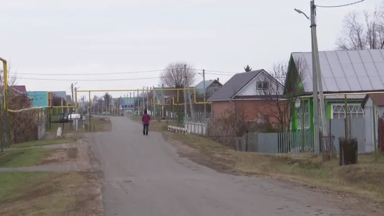 дорога в поселке