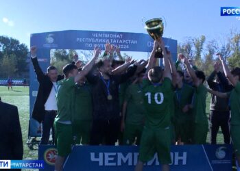 Казанский футбольный клуб «Стрела» завоевал кубок лиги РТ