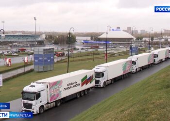 Из Казани в Лисичанск и Рубежное отправили пять фур с гуманитарной помощью