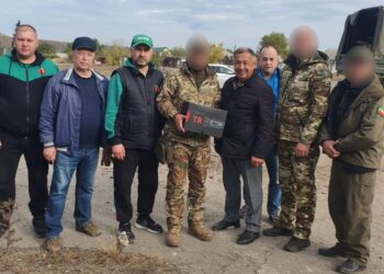 отправка гумпомощи бойцам СВО