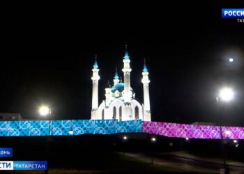На стенах Казанского Кремля в дни саммита БРИКС представят уникальное световое шоу
