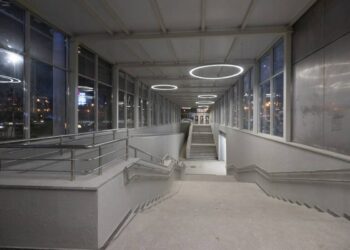 переход у парка Горького