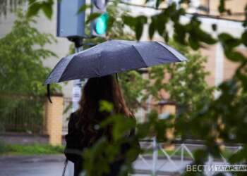 девушка с зонтиком