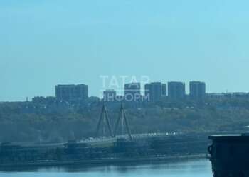 В Казани в результате ДТП перед мостом Миллениум образовалась пробка