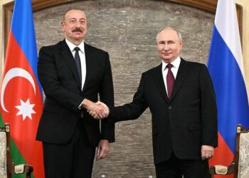 Путин с Ильхамом Алиевым