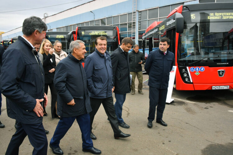 Минниханов и мэр Казани Ильсур Метшин