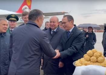 Президент Кыргызстана прибыл в Казань на саммит БРИКС