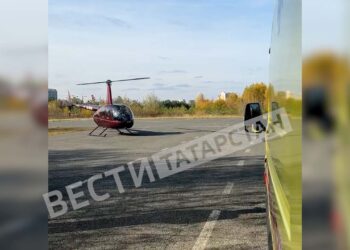 В Челны вылетел вертолет санавиации РКБ за пострадавшим в ДТП с автобусами