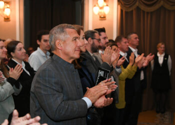 Минниханов на премьере Гамлета