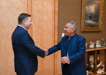 Раис РТ встретился Сергеем Сухановым