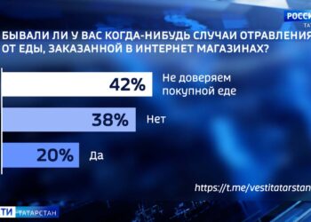 Более 40% татарстанцев не доверяют службам доставки еды