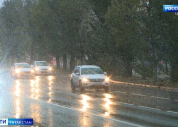 В Татарстане за сутки выпало около трети месячной нормы осадков