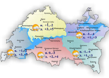 В Татарстане потеплеет до +5 градусов