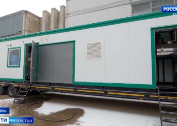 В Казани протестировали передвижные котельные установки