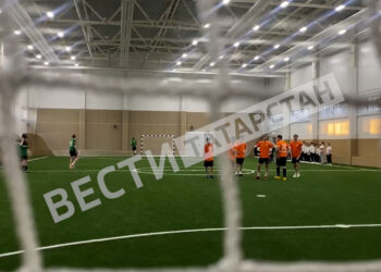 В Лаишевском районе открылся крытый футбольный манеж