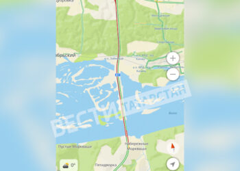 Под Казанью на мосту через Волгу образовалась 10-километровая пробка