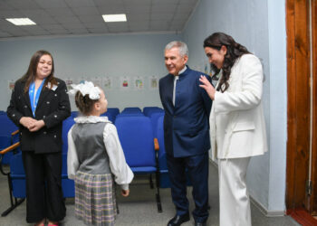 Минниханов в школе