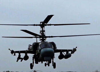 Ка-52М уничтожил опорник и боевиков киевской армии в курском приграничье