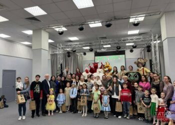 В Казани провели новогодний утренник для детей участников СВО