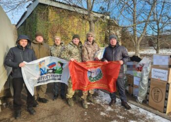 Из Альметьевска бойцам в зону СВО передали гумпомощь