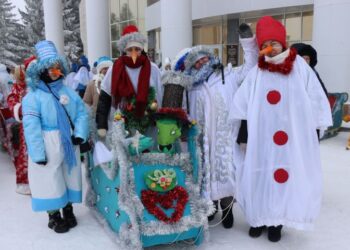 В Нурлате прошел фестиваль креативных санок «СаниFest»