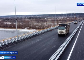 Новый мост через Каму успешно прошел испытания на прочность