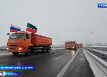 В Татарстане торжественно открыли движение по трассе в обход Нижнекамска и Челнов