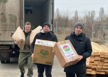 Землячество Апастовского района доставило гумпомощь в Рубежное