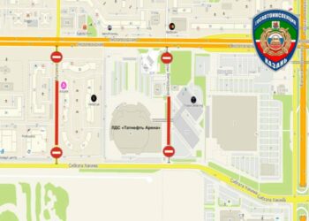 В Казани у «Татнефть Арены» ограничат движение из-за новогодних мероприятий