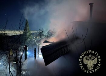 В Тукаевском районе на пожаре погиб мужчина