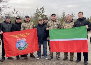 Делегация из Татарстана передала бойцам СВО гумпомощь и новогодние подарки