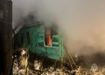 В Казани на пожаре погиб мужчина