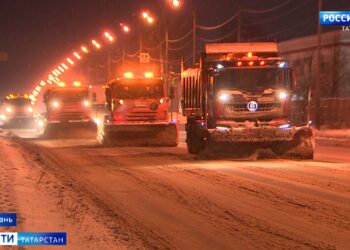 С улиц Казани вывезли 7,4 тыс. тонн снега
