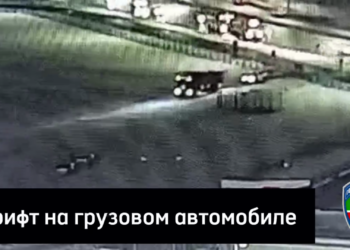 В Казани задержали водителя самосвала, устроившего дрифт у «Ак Барс Арены»