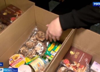 Новогоднюю гуманитарную акцию в Курскую область отправили из Казани