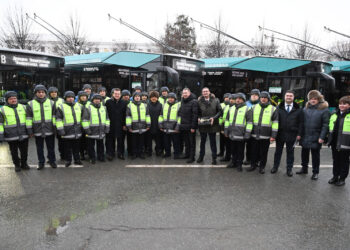 Минниханов принял участие в церемонии передачи 39 новых троллейбусов Казани