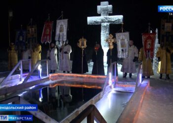 В Татарстане более 22 тыс. человек окунулись в купели во время празднования Крещения