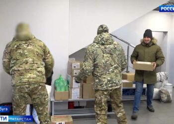 Из Елабужского района на СВО отправили гумпомощь