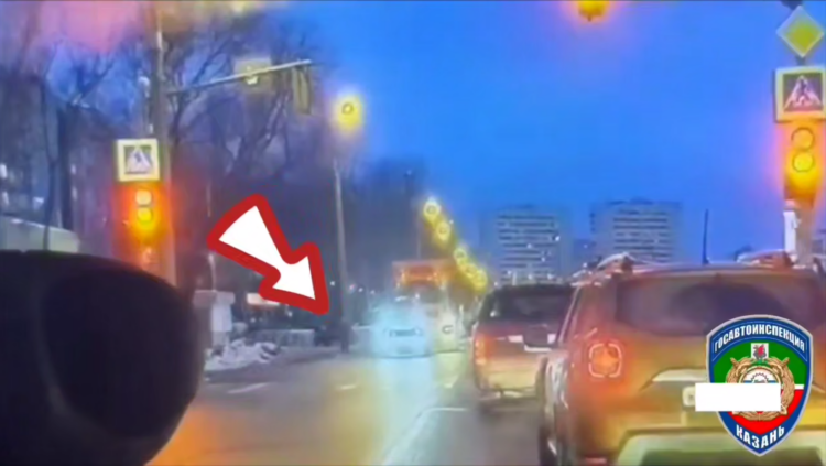 Фото: скриншот видео https://t.me/Kazan_bezopasno