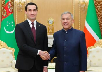 Минниханов встретился с президентом Туркменистана