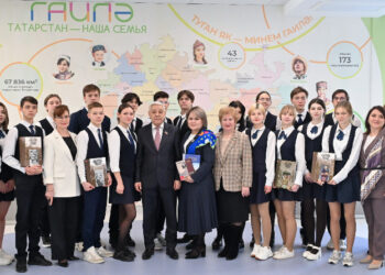 Фарид Мухаметшин с учениками