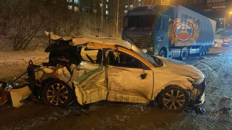 ДТП на Аметьевской магистрали в Казани