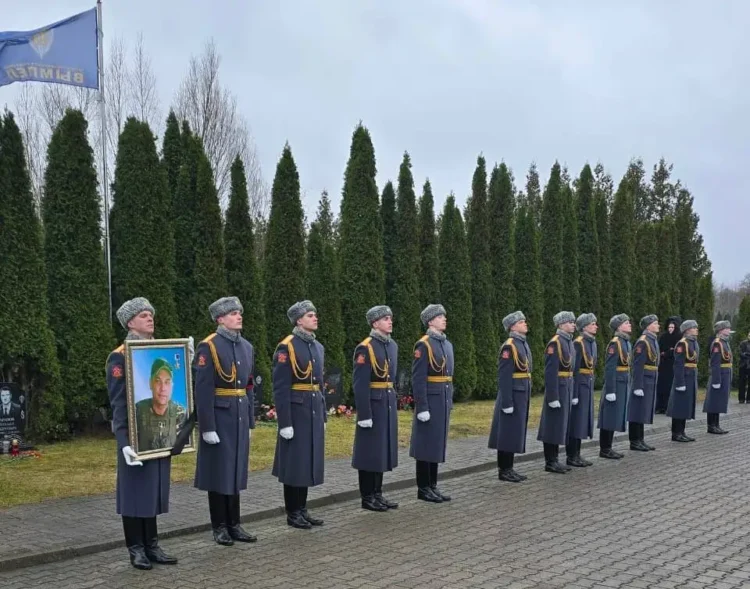 похороны бойца СВО