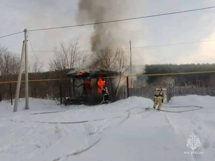 пожар в Муслюмовском районе